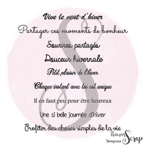 Tampon Mots d'hiver