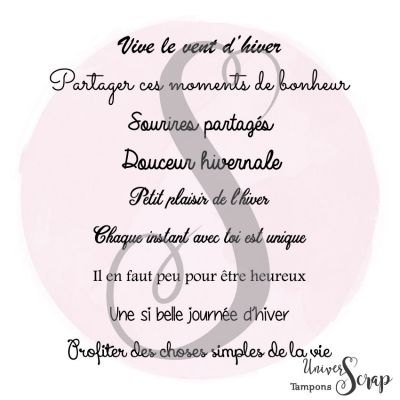 Tampon Mots d'hiver
