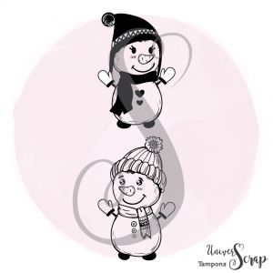 Tampon Mr & Mme Snowman