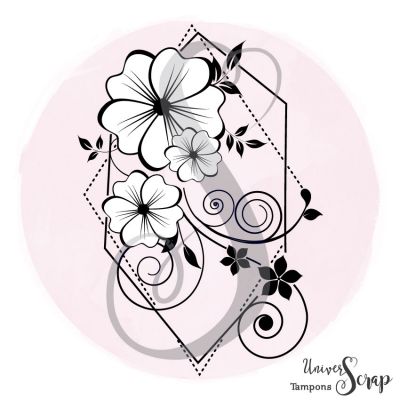 Tampon Prisme de petites fleurs