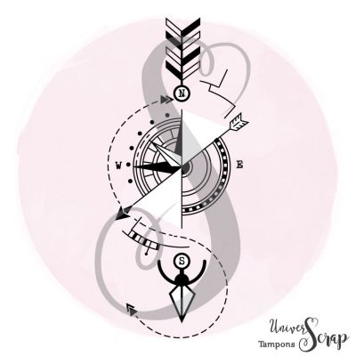 Tampon Boussole flèchée
