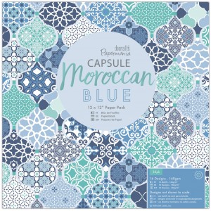 Kit 30x30 Docrafts Moroccan Blue