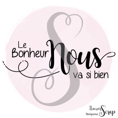 Tampon Le bonheur nous va si bien