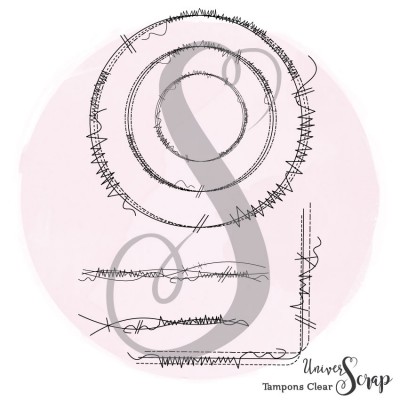 6 Tampons Clear Effet Couture