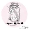 2 Tampons Clear Jar Love
