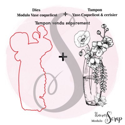 Dies Modulo Vase Coquelicot