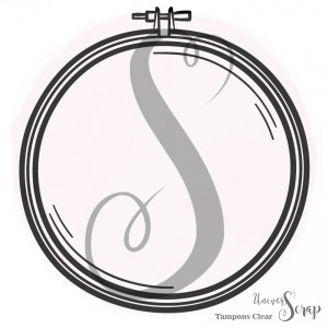 Tampon Clear Cercle à broder