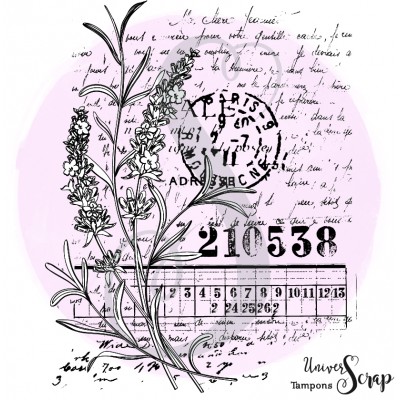 Tampon Lavande Grungy