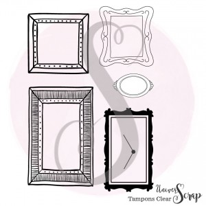 6 Tampons Clear Multi Cadres