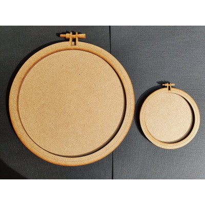 Cercles à broder bois