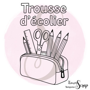 Tampon Trousse d'écolier