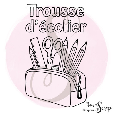 Tampon Trousse d'écolier