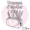 Tampon Trousse d'écolier