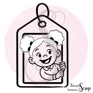 Tampon Tag Petit écolière