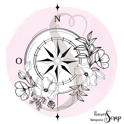 Tampon Rose des Vents Florale
