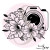 Tampon Appareil-photo floral