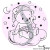 Tampon Clear "Ourson Nuage"
