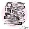 Tampon Clear "Pile de Livres"