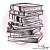Tampon Clear "Pile de Livres"