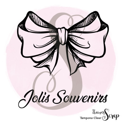 2 Tampons Clears "Noeud Jolis Souvenirs"