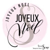 Tampon Clear Joyeux Noël en Cercle"
