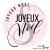 Tampon Clear Joyeux Noël en Cercle"
