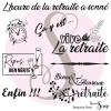 Tampons Clear "Bonne Retraite"