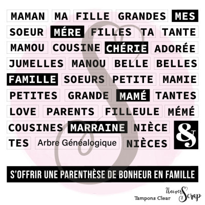 Tampons Clear "Petits Mots au Féminin"