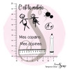 Tampons Clear "C'est la Rentrée N° 3"