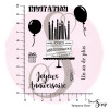 8 Tampons Clear Joyeux Anniversaire