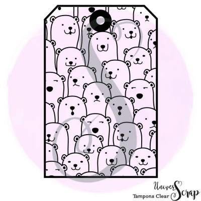 Tampon Clear "Tag Oursons"