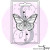 Tampon Clear "Etiquette Papillon"