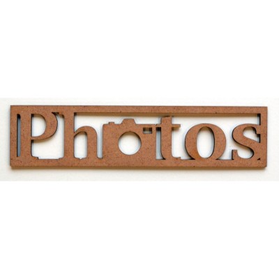 Mot en Bois "Photos" N°2 GM