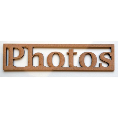 Mot en Bois "Photos" N°1 GM