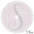 Dies 10 ronds fausse couture & son feston
