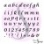 Dies Alphabet script