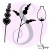 Dies Trio de fleurs modernes