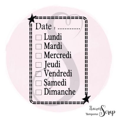 Tampon Tag "Semaine"
