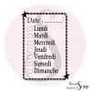 Tampon Tag "Semaine"