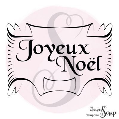 Tampon Etiquette "Joyeux Noël"