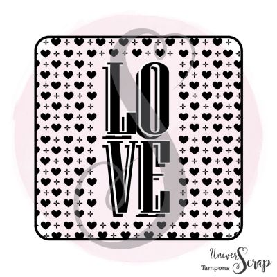 Tampon Love fond coeur