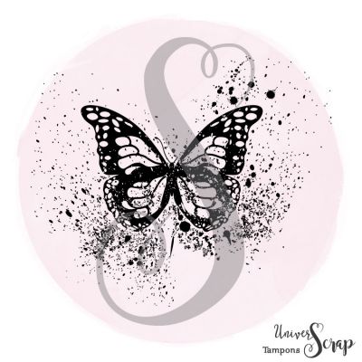 Tampon Papillon grunge