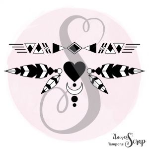 Tampon 2 frises Boho