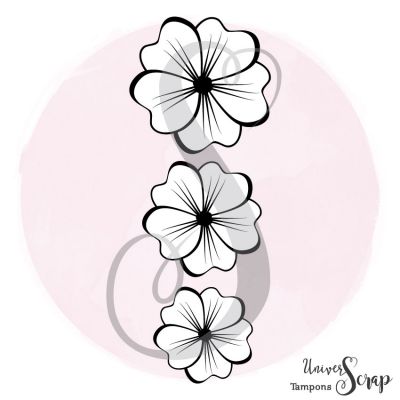 Tampon 3 Petites Fleurs