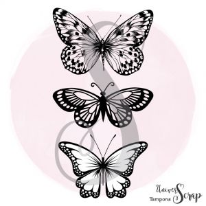 Tampon Trio de Papillons