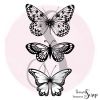 Tampon Trio de Papillons
