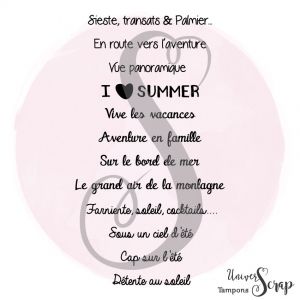 Tampon Mots d'Eté