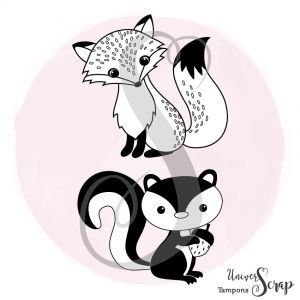 Tampon Animaux de la forêt