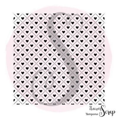 Tampon Fond Mini Coeurs