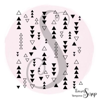 Tampon Fond Farandole de triangles